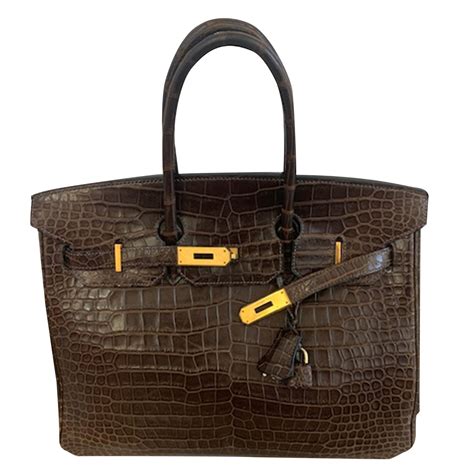 hermes crocodile mens briefcase|Hermes crocodile bag.